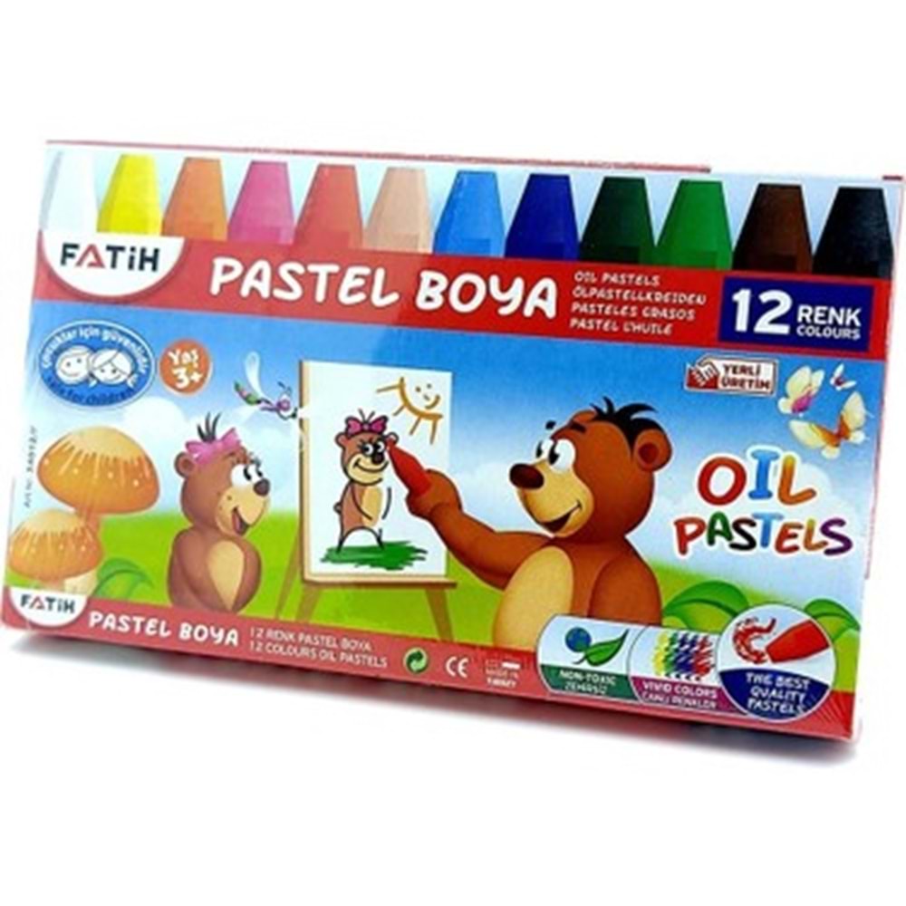 FATIH 34012 PASTEL BOYA 12 RENK KING (12)