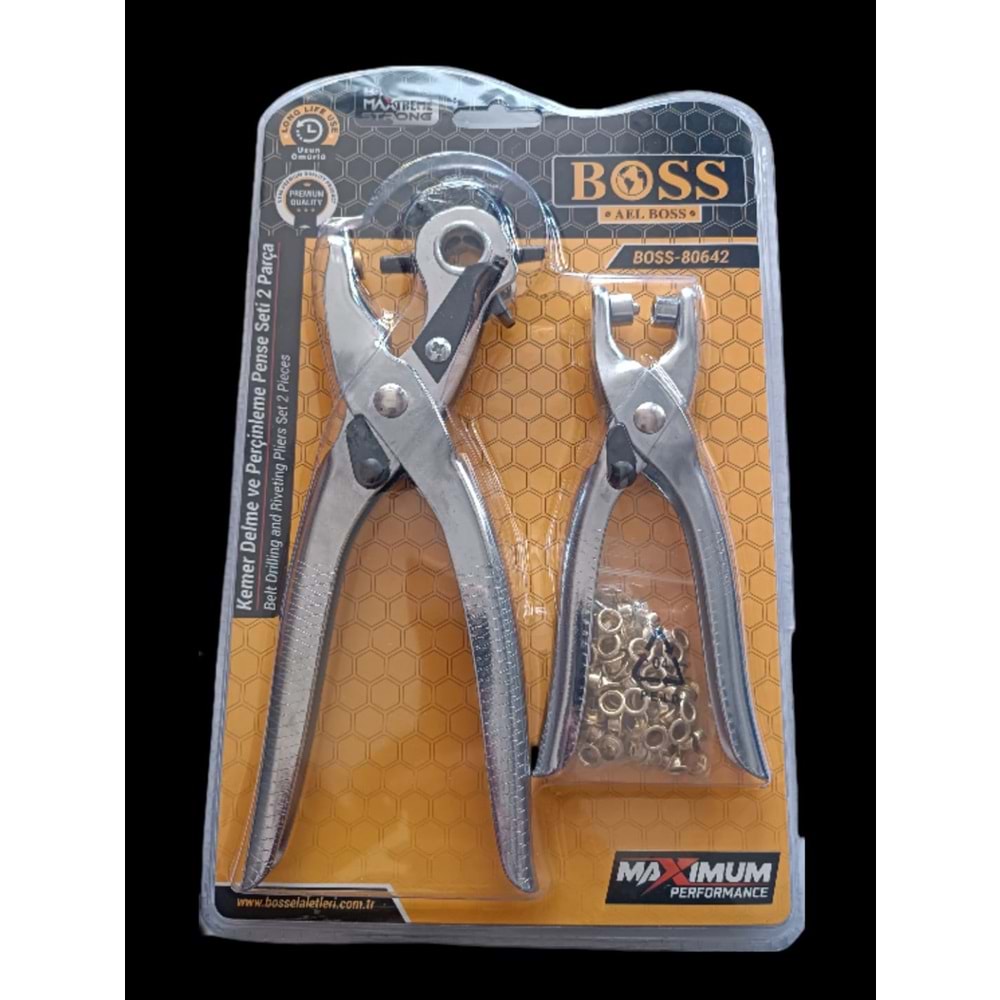 BOSS 80642 KEMER DELME +PERCIN DELME PENSESI 2 LI SET