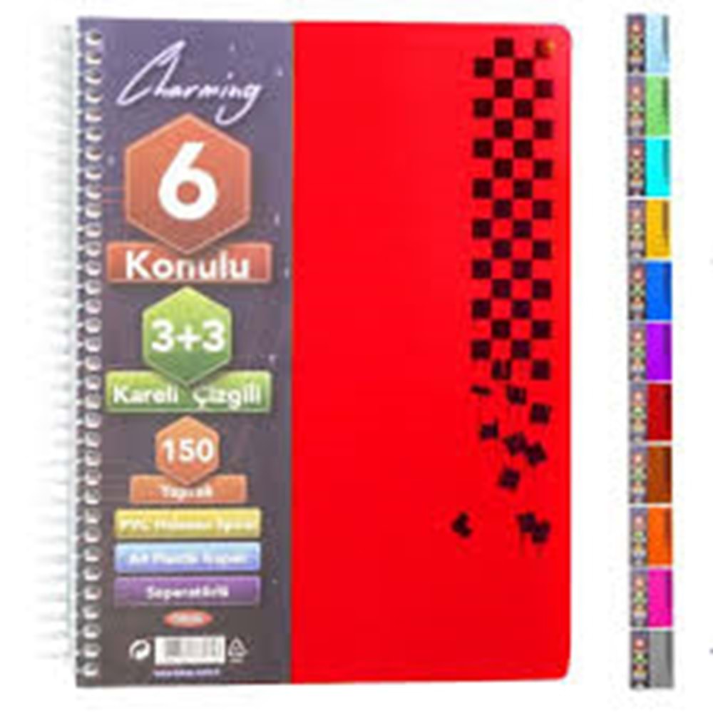 TOKAC 3+3 AYRACLI DEFTER 150 YAPRAK