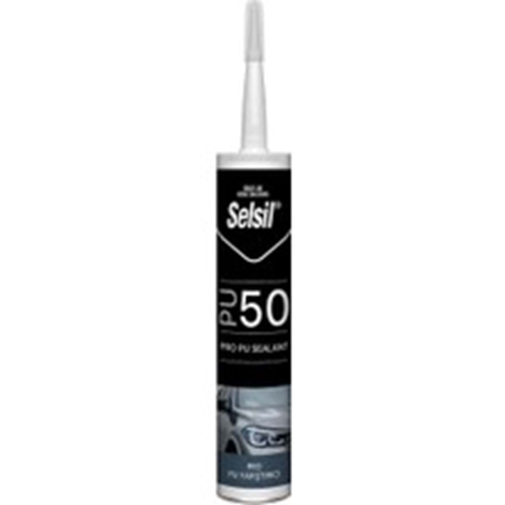 SELSIL PU MASTIK 50 SHA 280ML BEYAZ/GRI/SIYAH