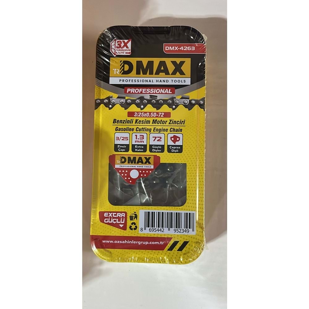 DMAX 4263 HIZAR ZINCIRI 3/25X0,5,/72 DIS
